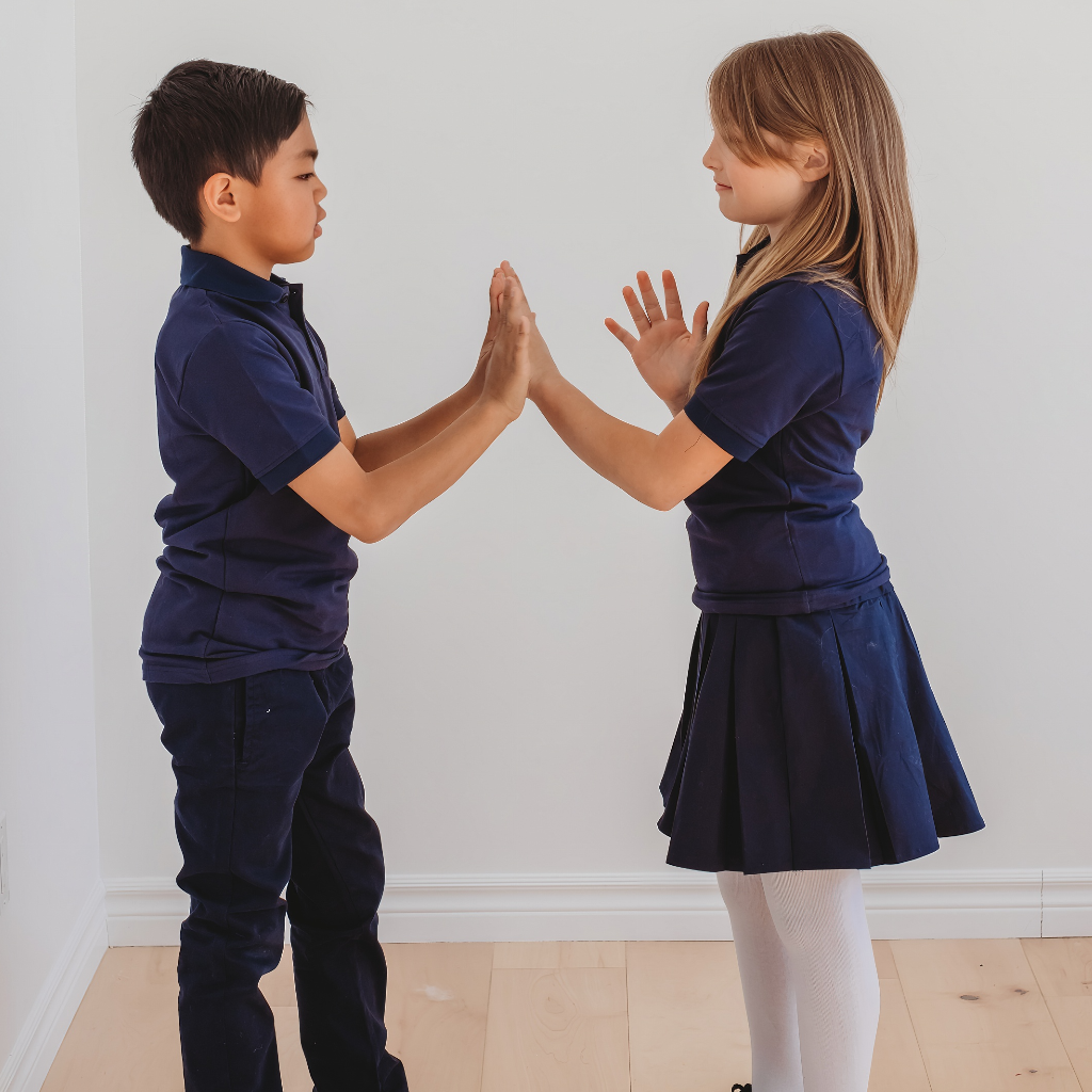 Girl’s Adjustable Waist Pleated Skort Skirt