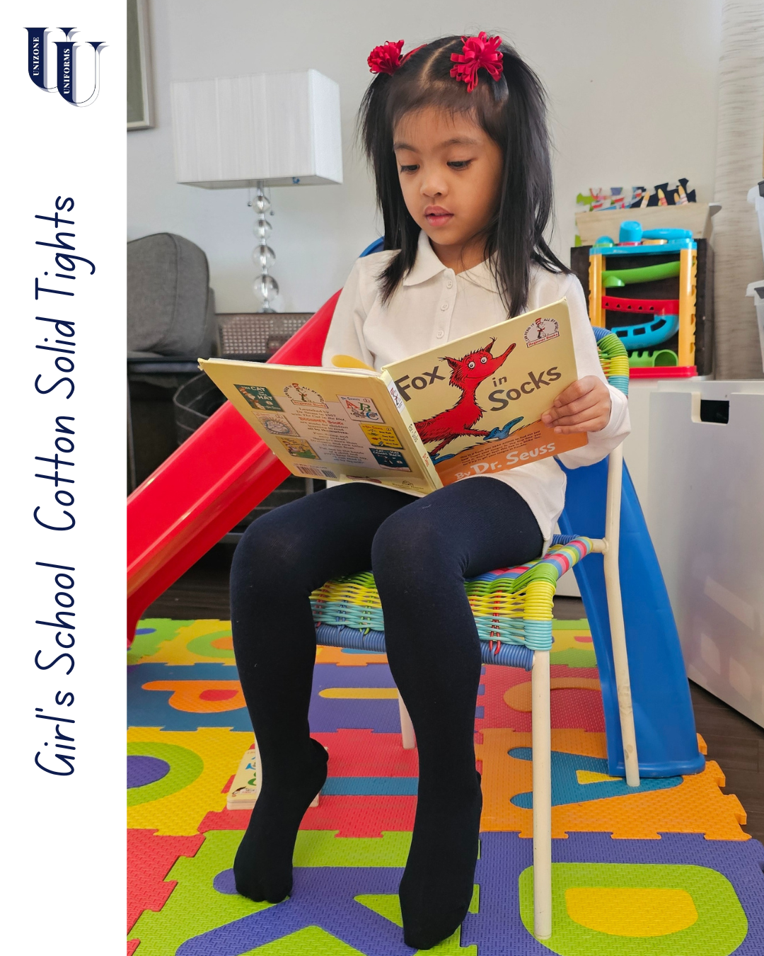 Toddlers Girls Winter Thick Cotton Solid Leggings