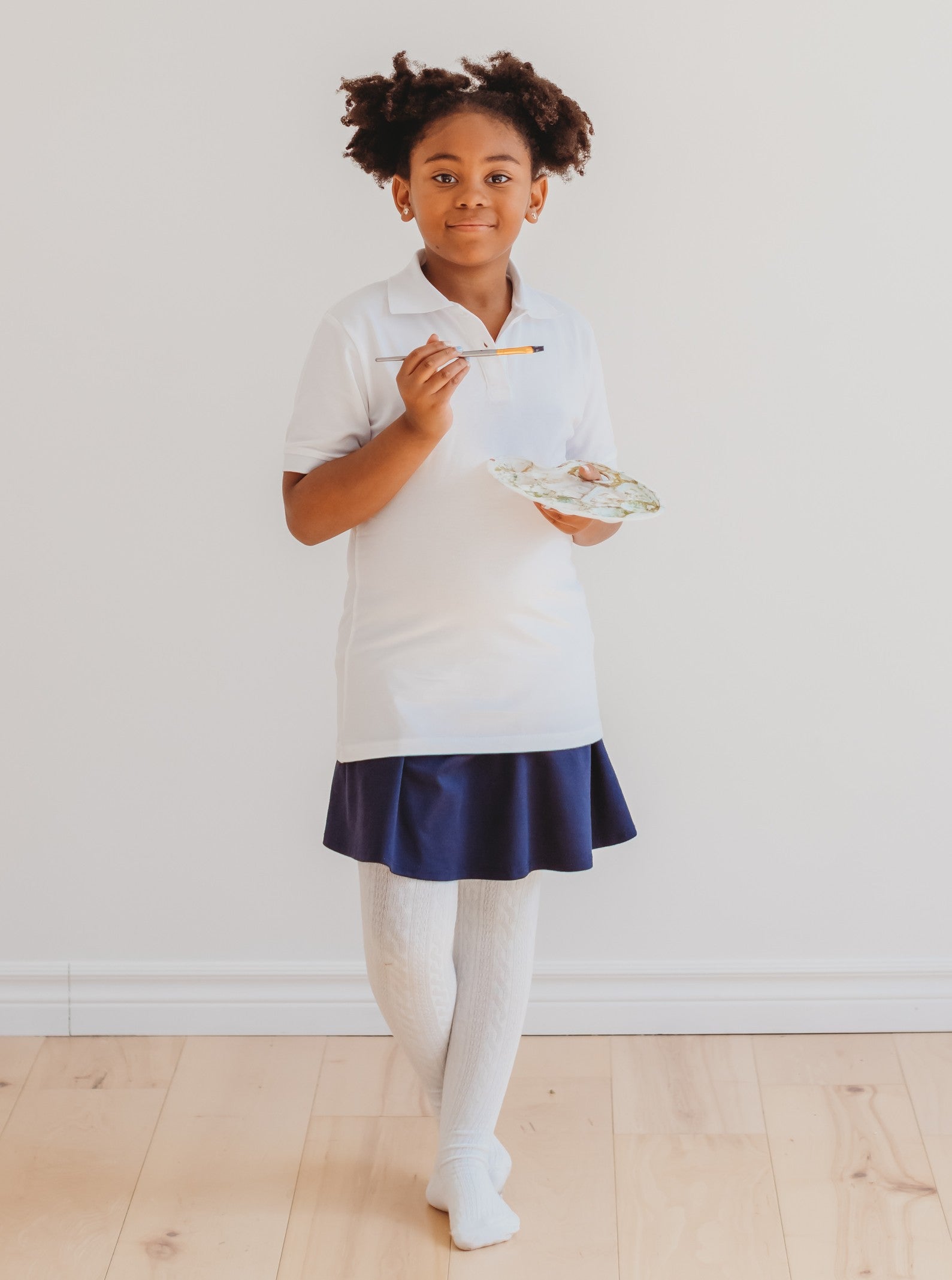 Toddlers Girls Cable Knit Seamless Leggings