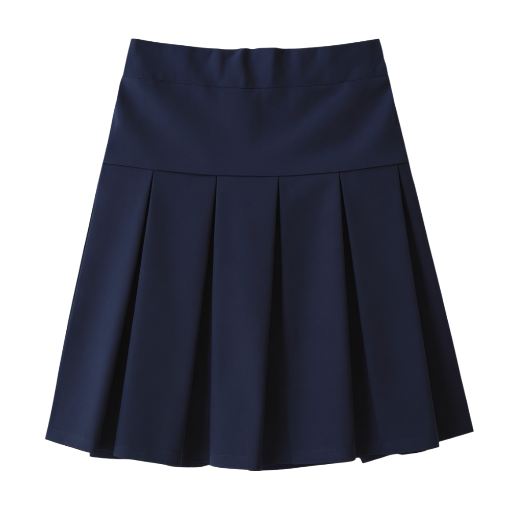 Girl’s Adjustable Waist Pleated Skort Skirt